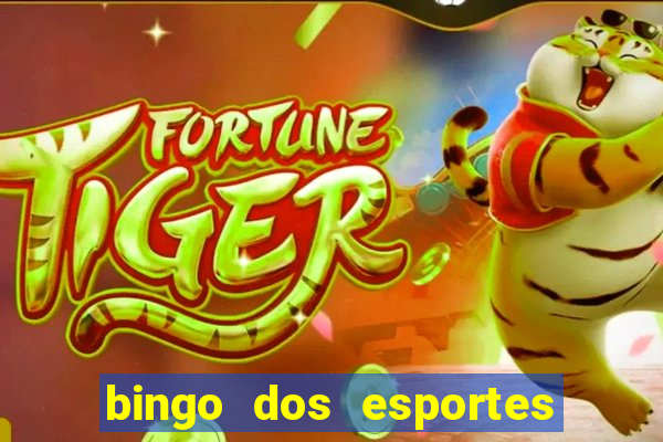 bingo dos esportes para imprimir